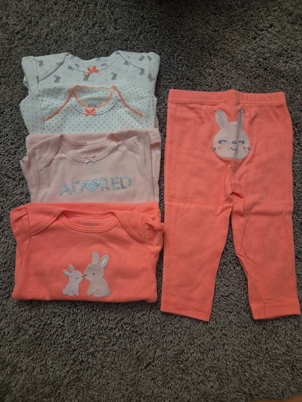 Simple Joys by Carter's Baby Girls' Set 6-9 Months